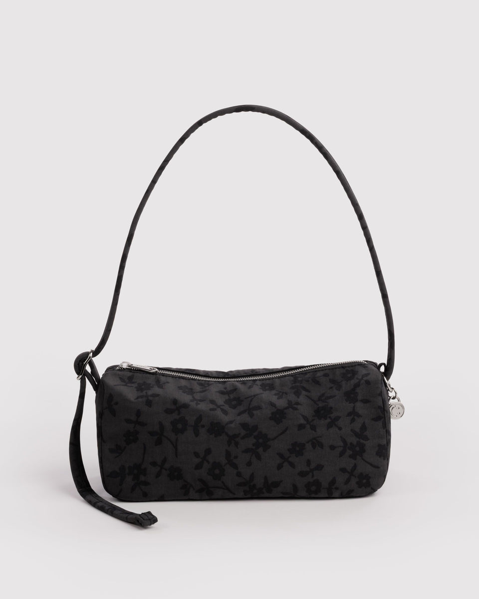 BAGGU PRODUCTS Nylon Loaf Bag - Charcoal Ditsy Floral