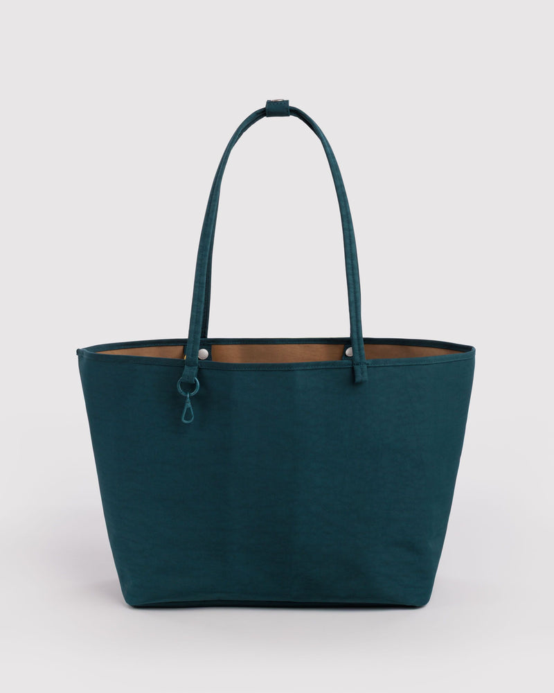 BAGGU  Large Nylon Reversible Tote - Deep Sea Mix
