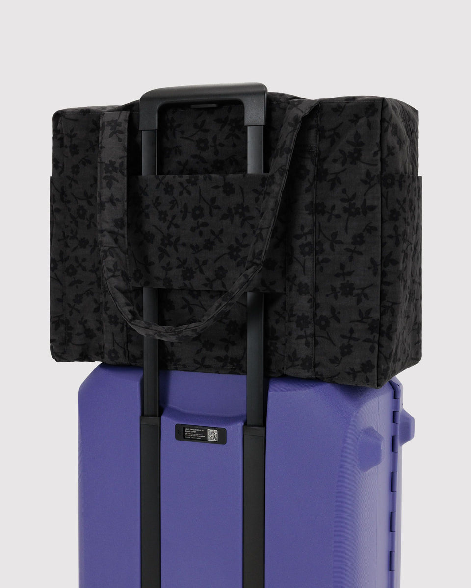 BAGGU Cloud Bags Cloud Carry-on - Charcoal Ditsy Floral