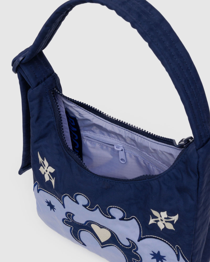 BAGGU  Mini Nylon Shoulder Bag - Western Appliqué