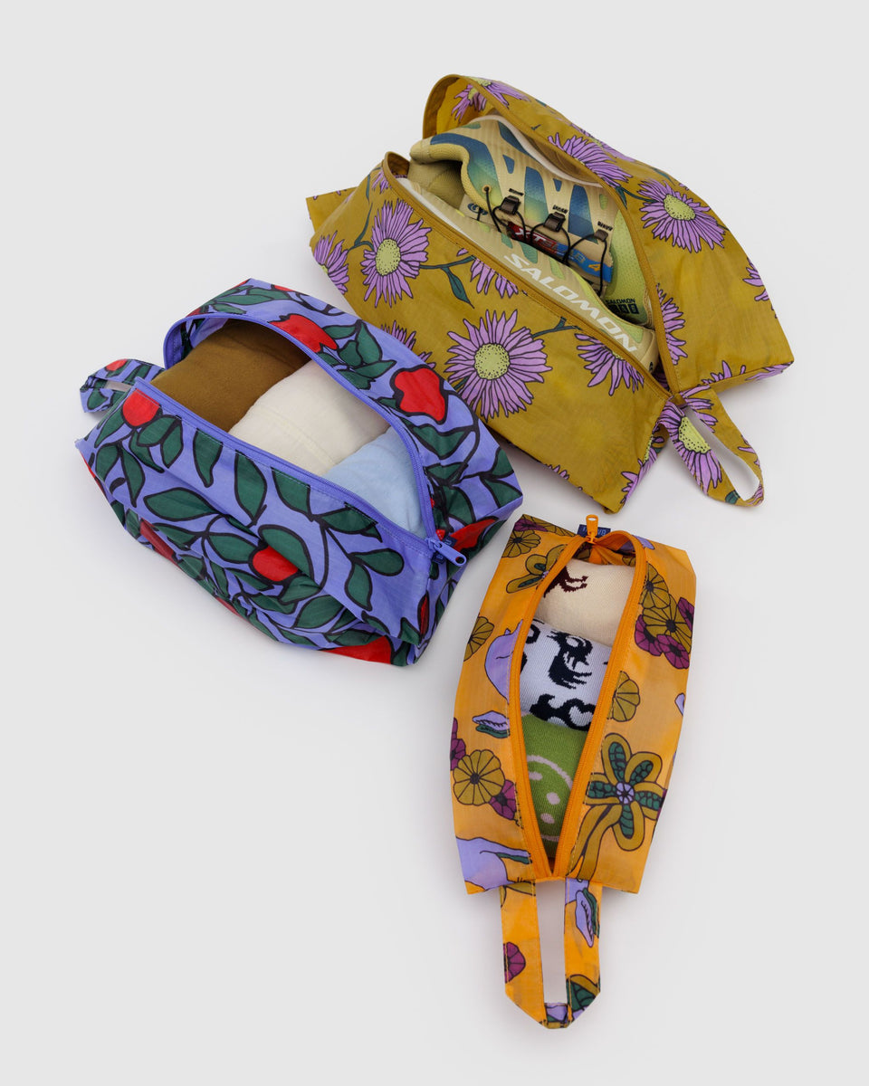 BAGGU Products 3D Zip Set - Night Orchard