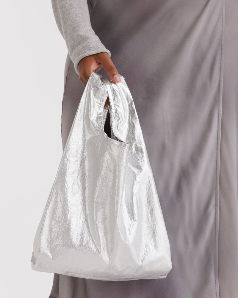 BAGGU.com Reusable Bags Baby Baggu - Chrome Metallic