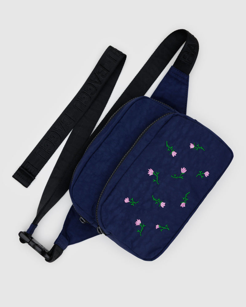 BAGGU New Arrivals Fanny Pack - Embroidered Wildflower