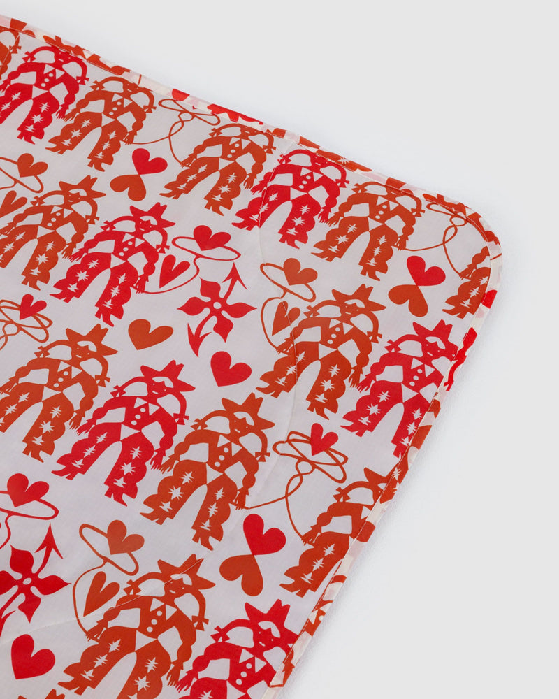 BAGGU  Puffy Picnic Blanket - Cowgirl