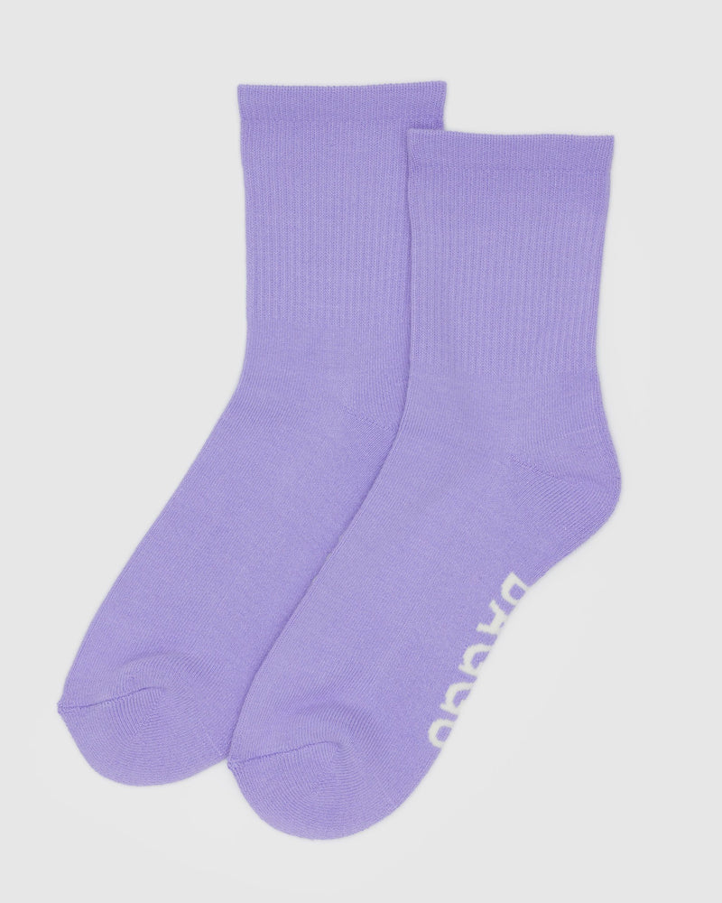 BAGGU  Ribbed Sock - Wisteria