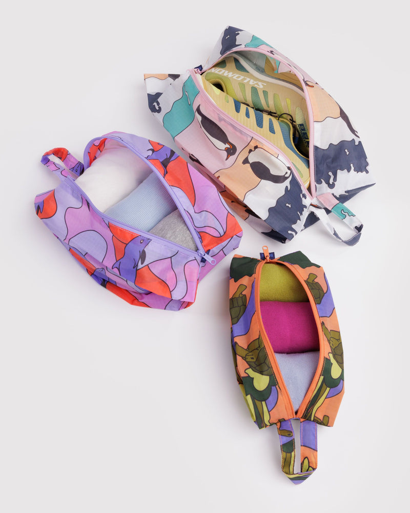 BAGGU  3D Zip Set - Vacation Animals