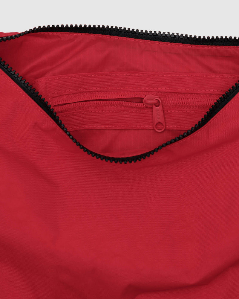 BAGGU.com Crossbody Bags Medium Nylon Crescent Bag - Candy Apple 47