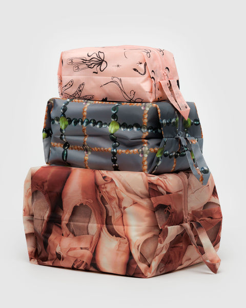 BAGGU Travel 3D Zip Set - Ballet Icons