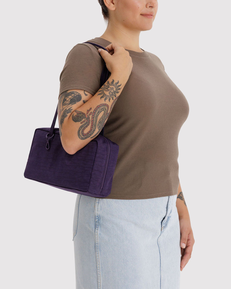 BAGGU  Nylon Bowler Bag - Fig