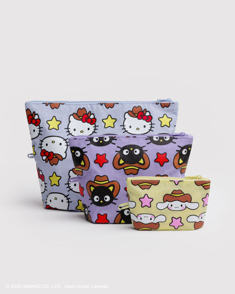 BAGGU.com Travel Go Pouch Set - Hello Kitty & Friends Western