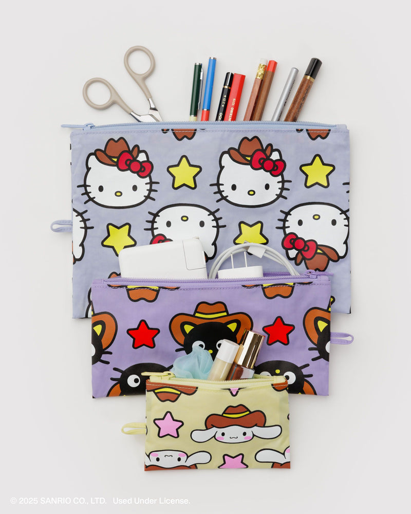 BAGGU.com Organization Flat Pouch Set - Hello Kitty & Friends Western