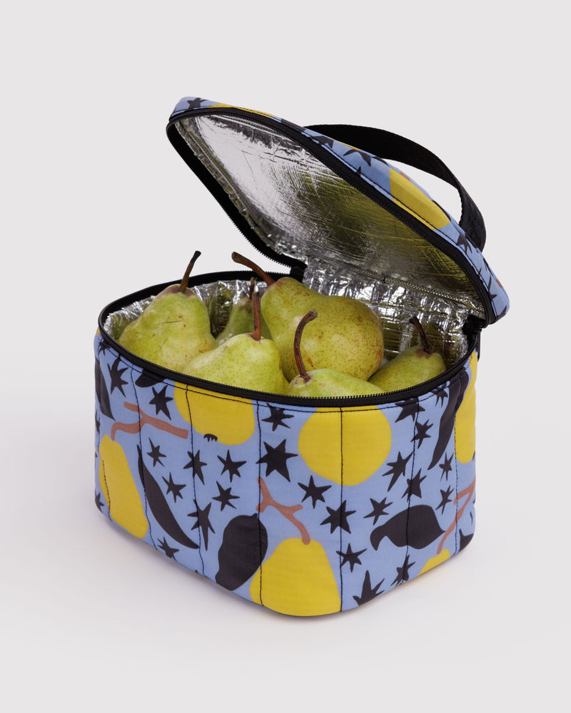 BAGGU Home & Outdoor Puffy Lunch Bag - Golden Pears