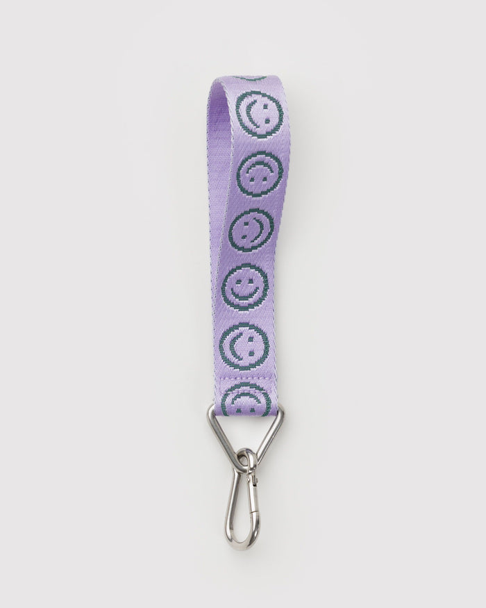 BAGGU Accessories Logo Keychain - Lilac Happy