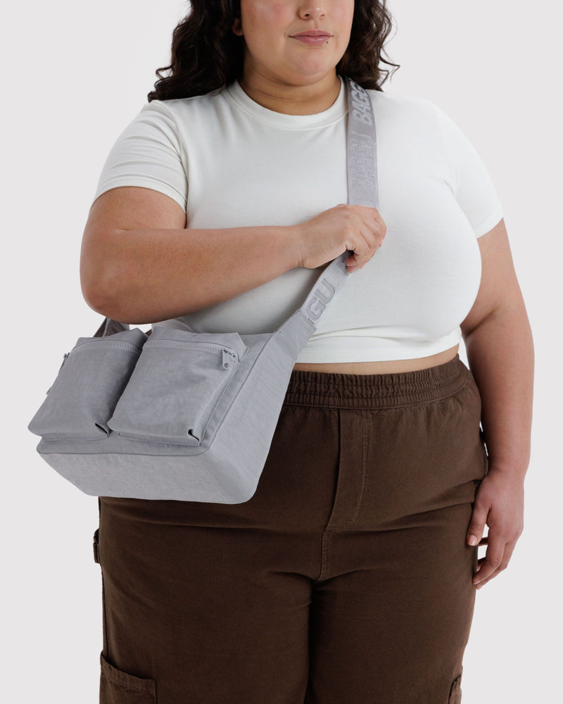 BAGGU  Medium Cargo Crossbody - Fog