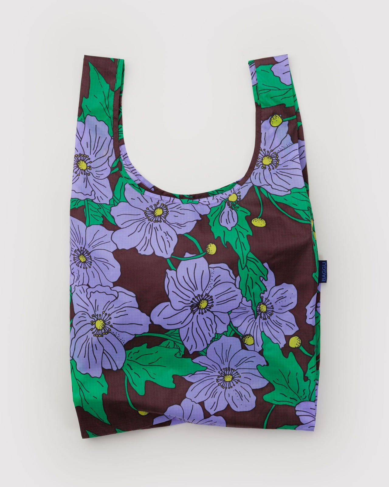 Standard Baggu - Maroon Poppy