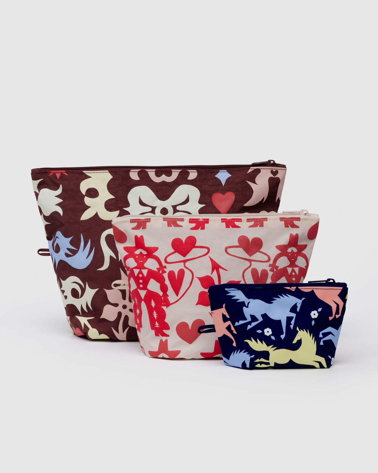 Go Pouch Set - Western Cut Outs