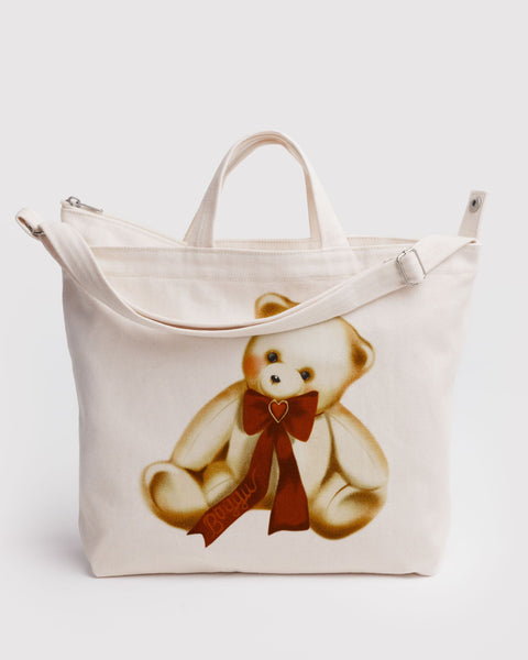 BAGGU New Arrivals Horizontal Zip Duck Bag - Teddy Bear