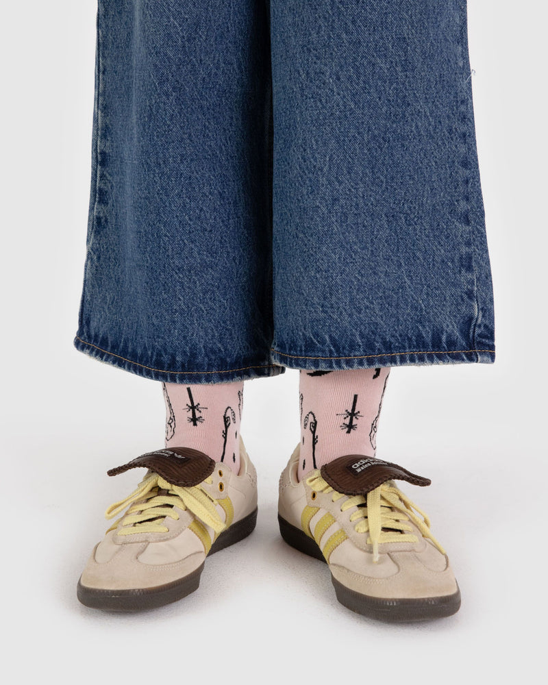 BAGGU  Crew Sock - Ballet Icons