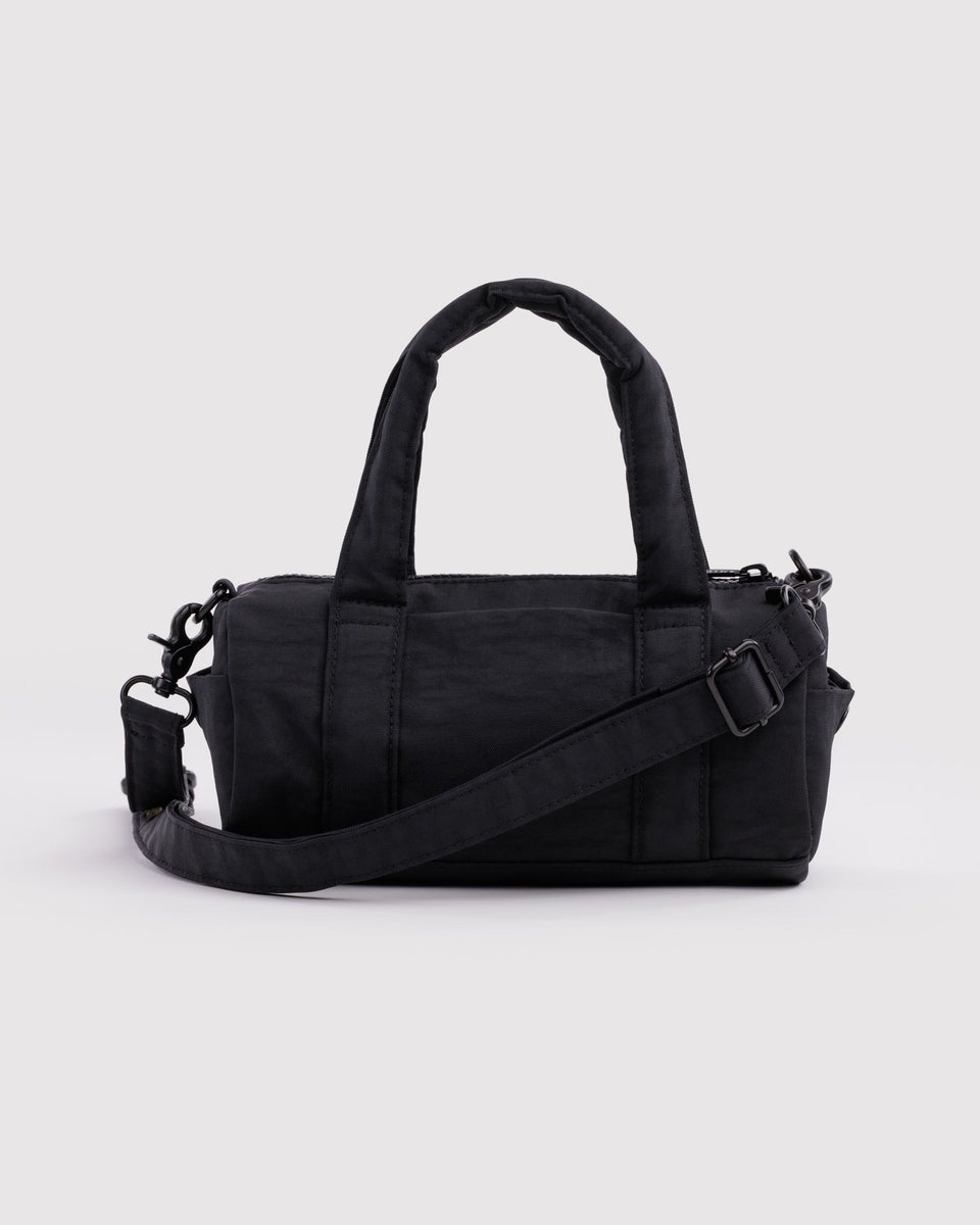 BAGGU Black Bags Small Nylon Duffle Bag - Black