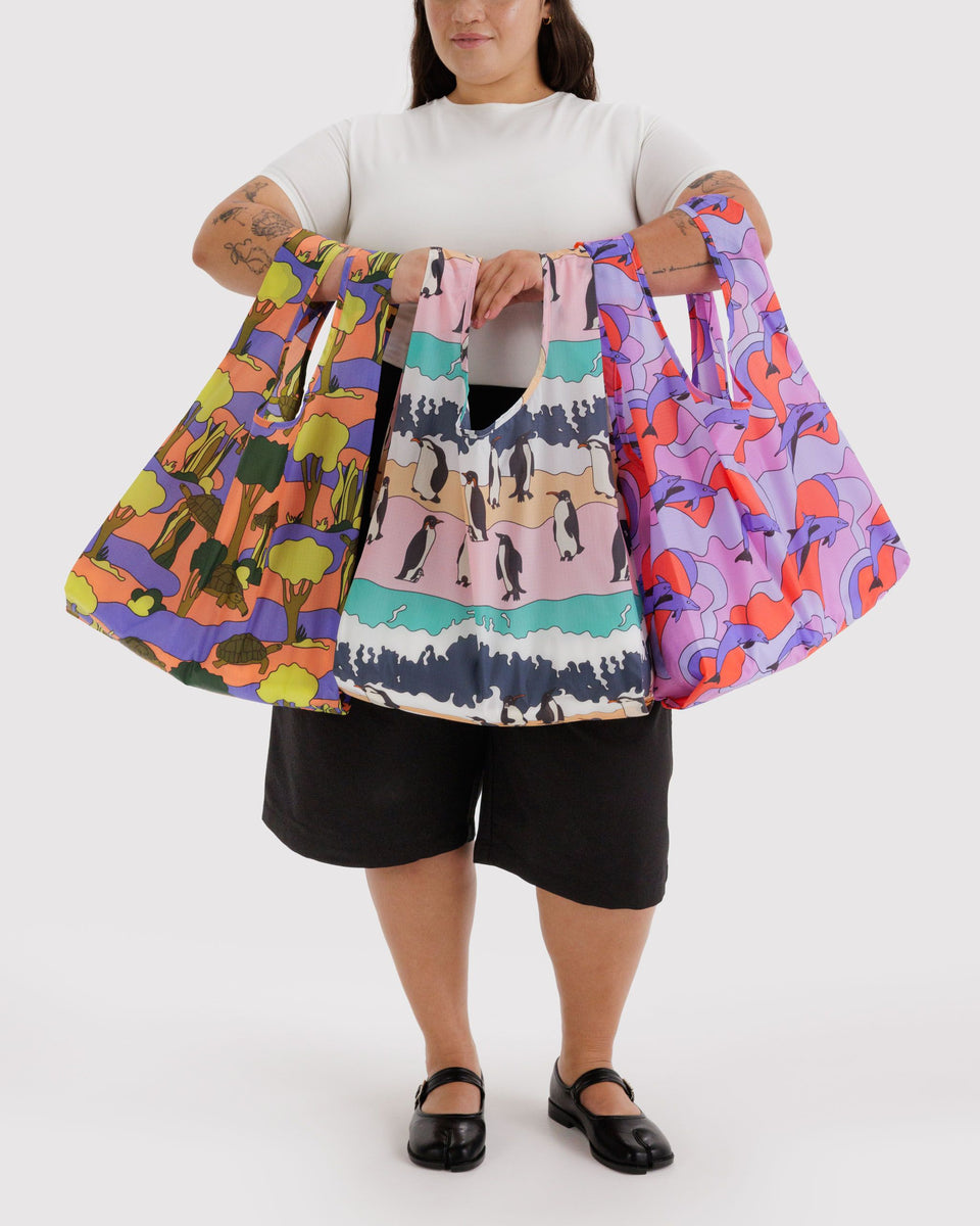 BAGGU Reusable Bags Standard Baggu Set of 3 - Vacation Animals