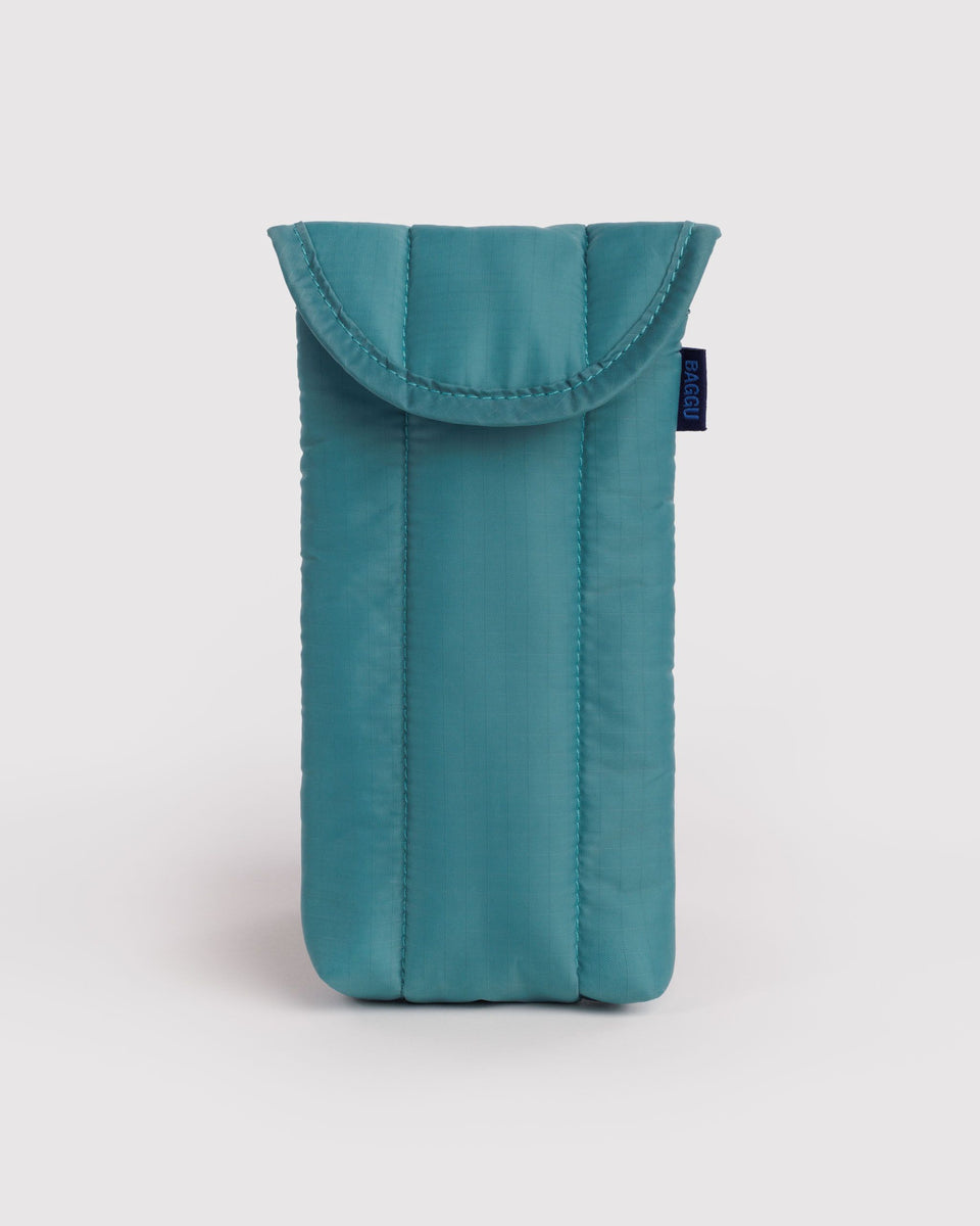 BAGGU Puffy Stuff Puffy Glasses Sleeve - Peacock