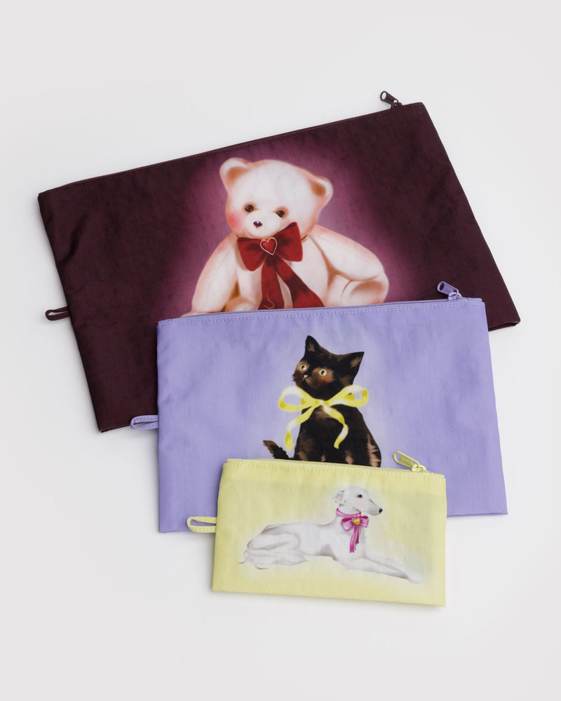 BAGGU Pouches Go Pouch Set - Fancy Animals