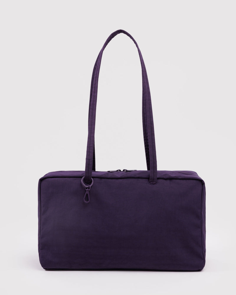 BAGGU  Medium Nylon Bowler Bag - Fig