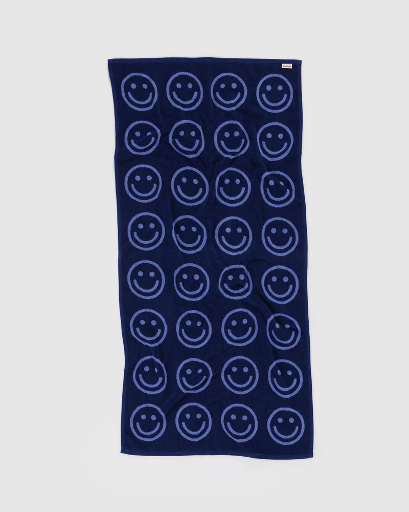 BAGGU  Bath Towel - Happy Blue