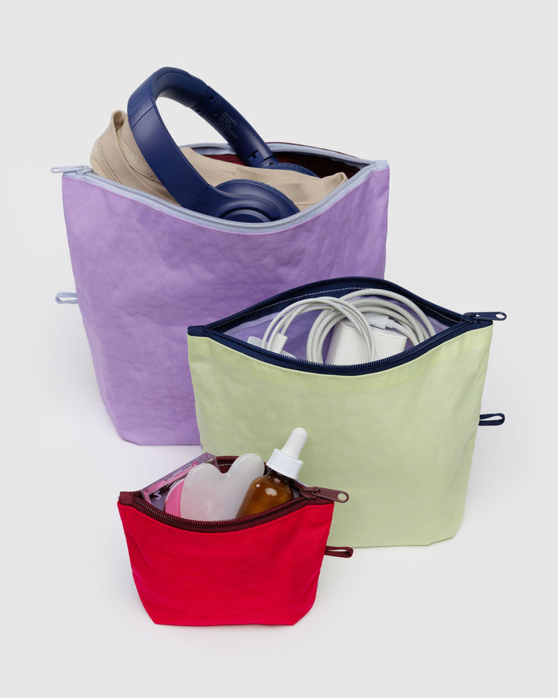 BAGGU.com Travel Go Pouch Set - Kaleidoscope Mix