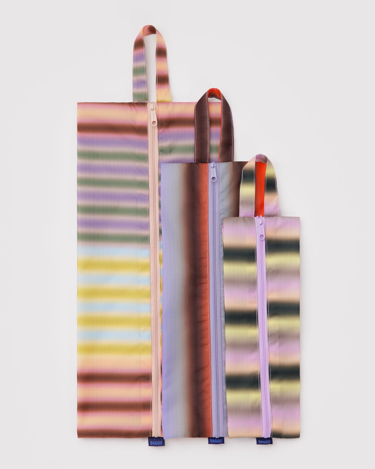 3D Zip Set - Gradient Stripes