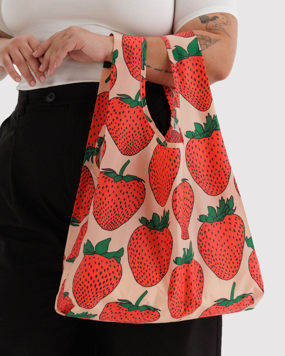 BAGGU Reusable Bags Standard Baggu - Strawberry