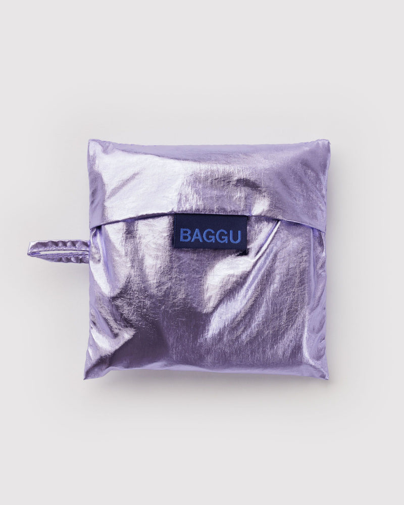 BAGGU Metallics Standard Baggu - Lavender Metallic