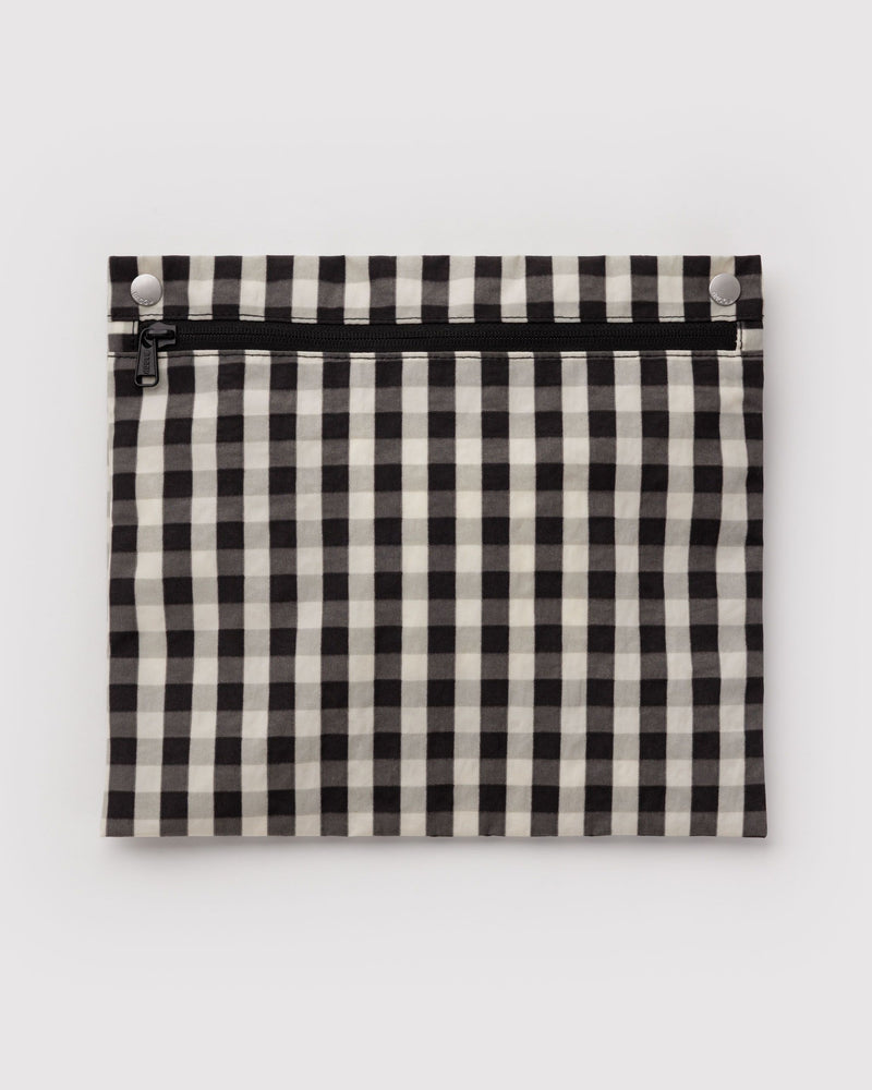 BAGGU  Cloud Carry-on - Black and Cream Gingham