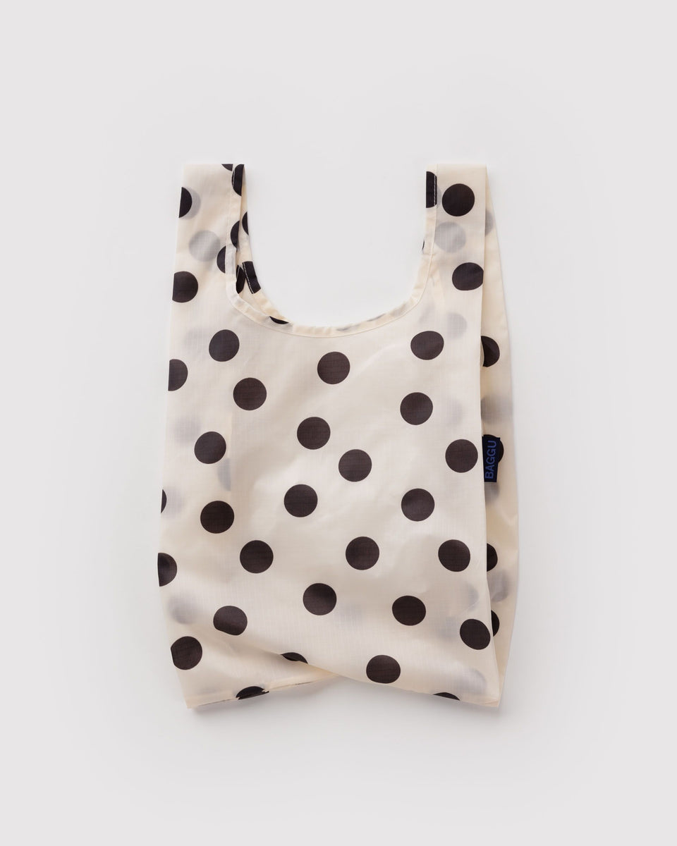 BAGGU BFCM 2024 Baby Baggu - Cream and Black Polka Dot