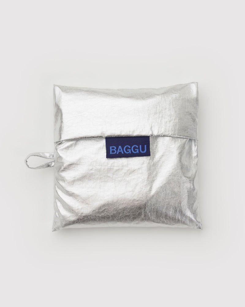 BAGGU.com Reusable Bags Standard Baggu - Chrome Metallic