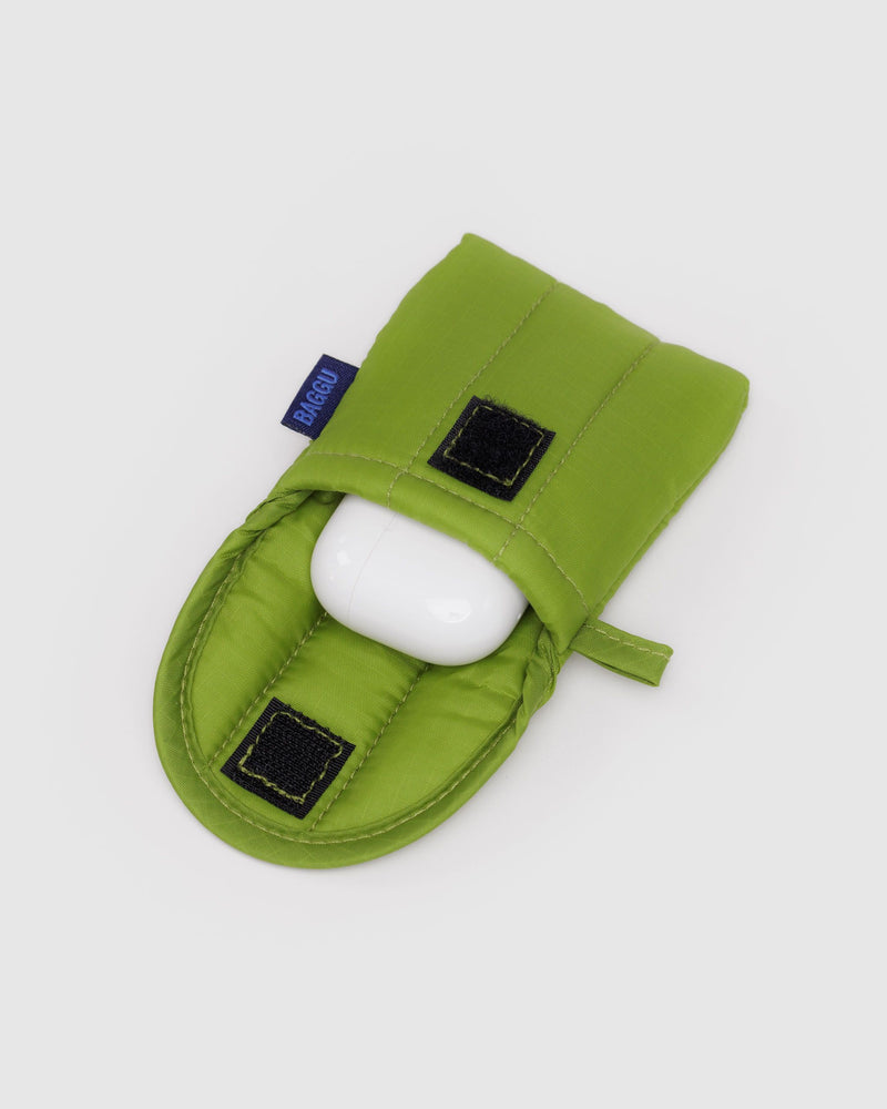 BAGGU Accessories Puffy Earbuds Case - Green Juice