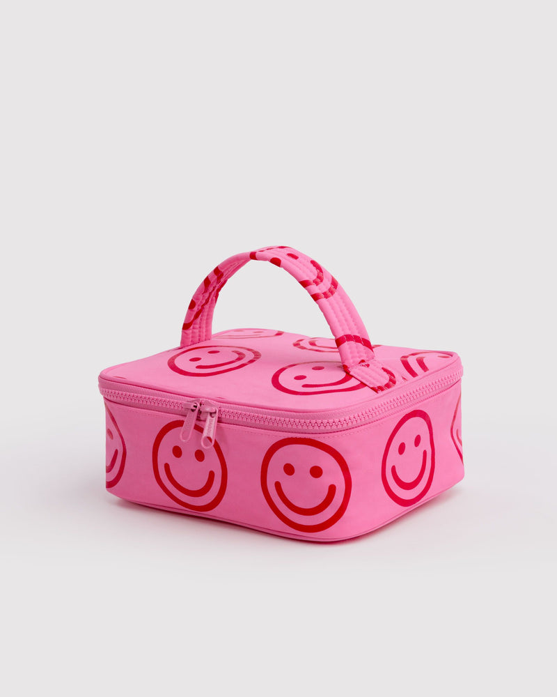 BAGGU  Small Cosmetic Case - Azalea Pink Happy