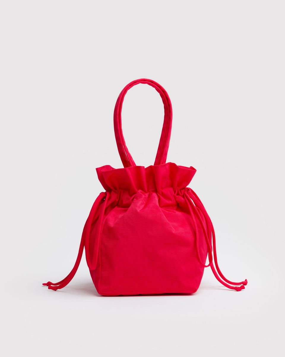 BAGGU Products Nylon Drawstring Bag - Candy Apple