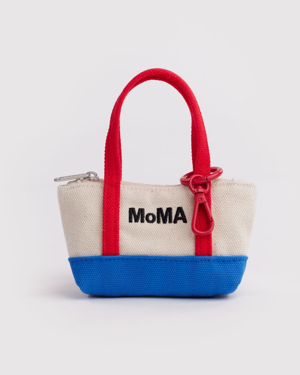BAGGU MoMA MoMA Tote Charm - Red/ Blue