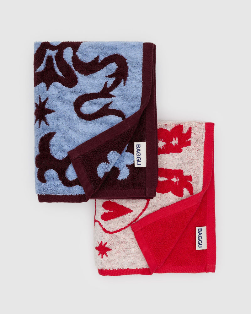 BAGGU  Hand Towel Set of 2 - Western
