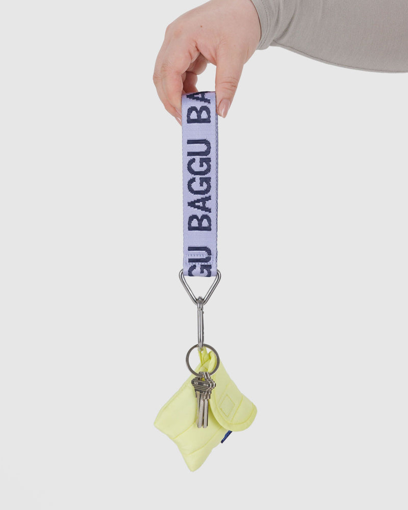 BAGGU.com  Logo Keychain - Dusty Lilac