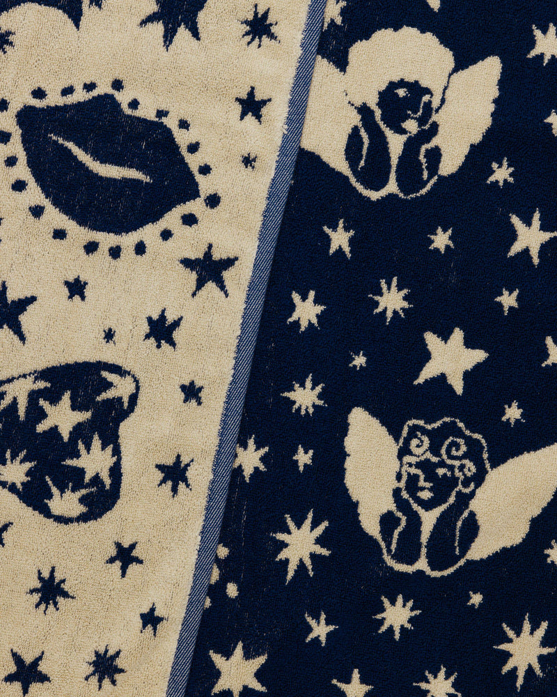BAGGU  Bath Towel - Cherub Bows