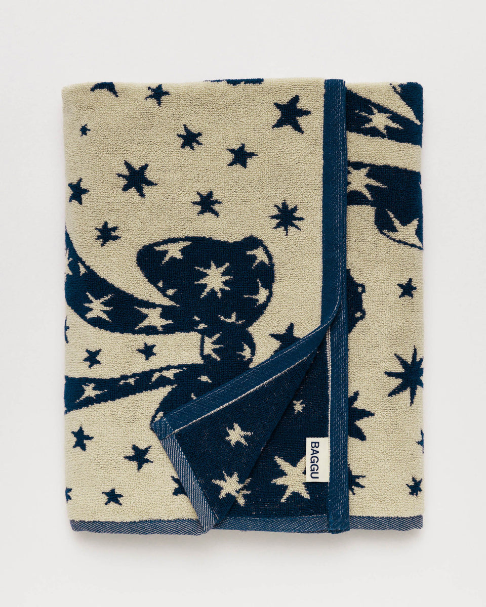 BAGGU Products Bath Towel - Cherub Bows