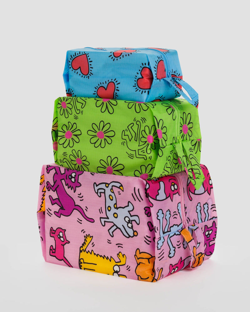 BAGGU.com Travel 3D Zip Set - Keith Haring