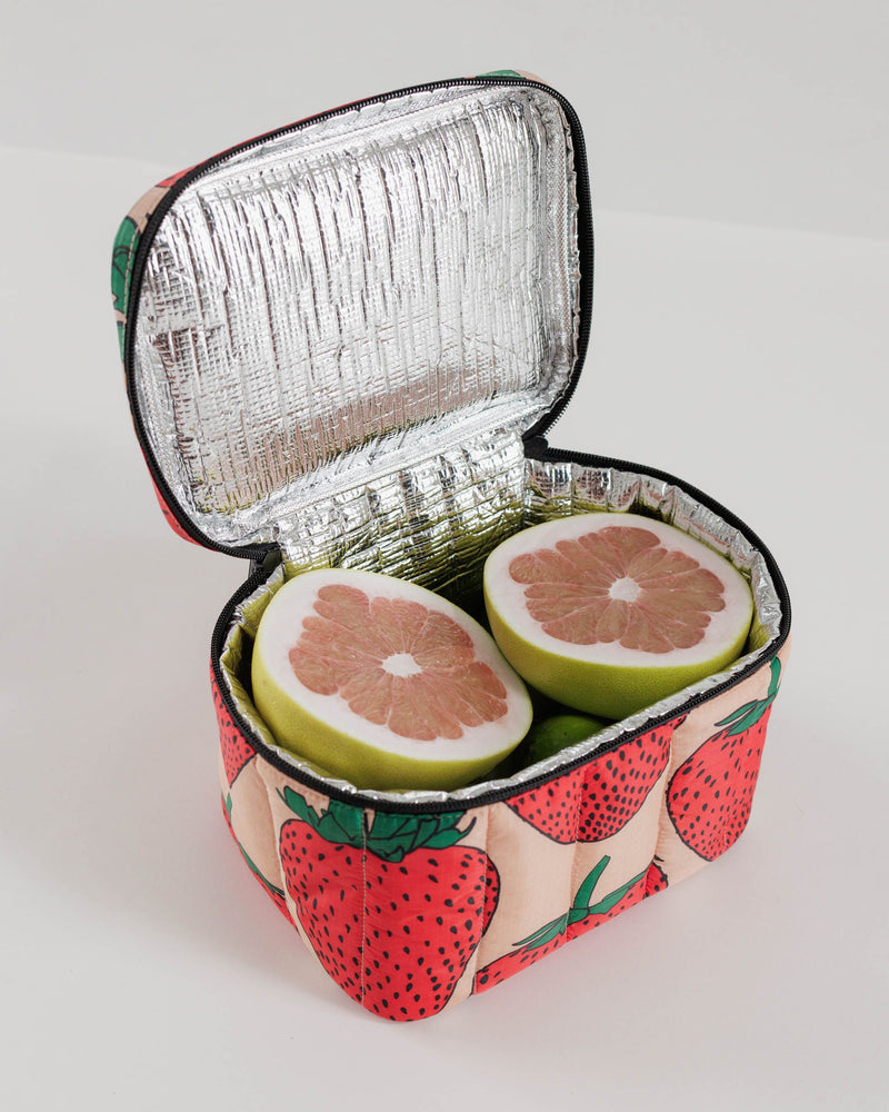 BAGGU  Puffy Lunch Bag - Strawberry