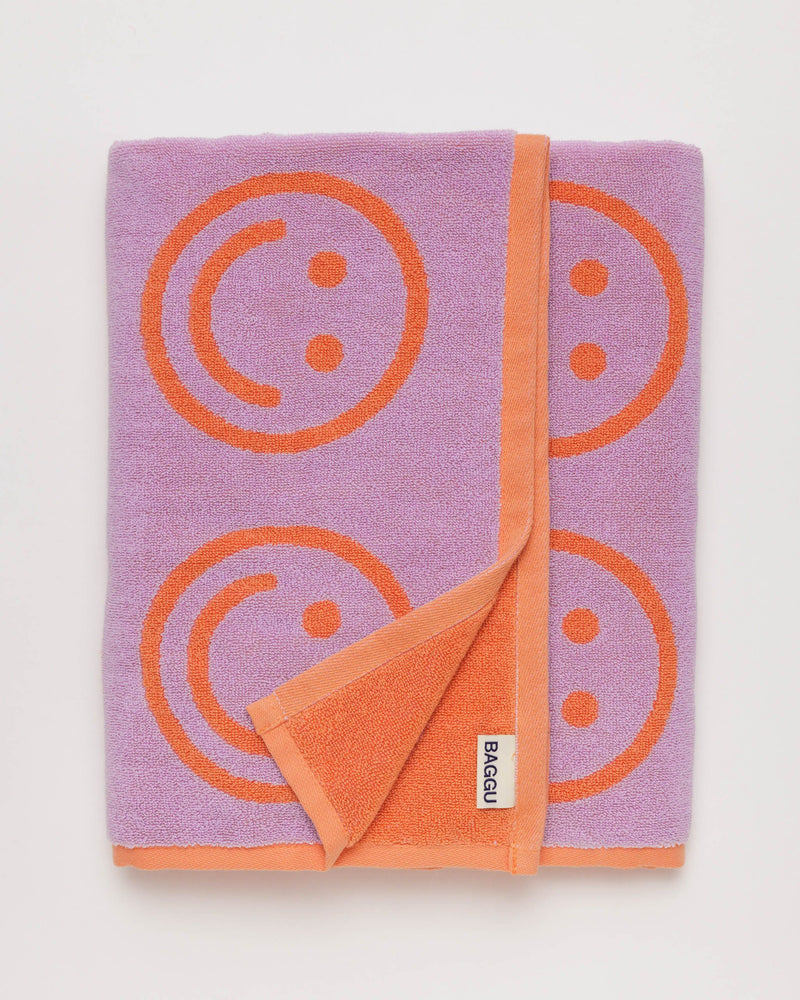 BAGGU  Bath Towel - Happy Lilac